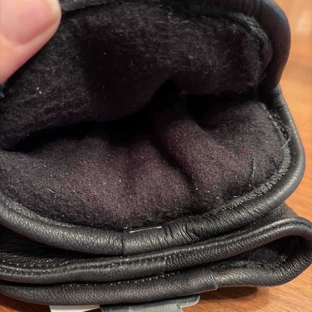 Kinco Lined Black Grain Goatskin Driver XL - Picture 4 of 4